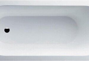 UBQ 170 OBE 2V-01 OBERON Solo Ванна 170x75, с ножками, белая, материал кварил Quaryl®, вкл. сверло для перелива